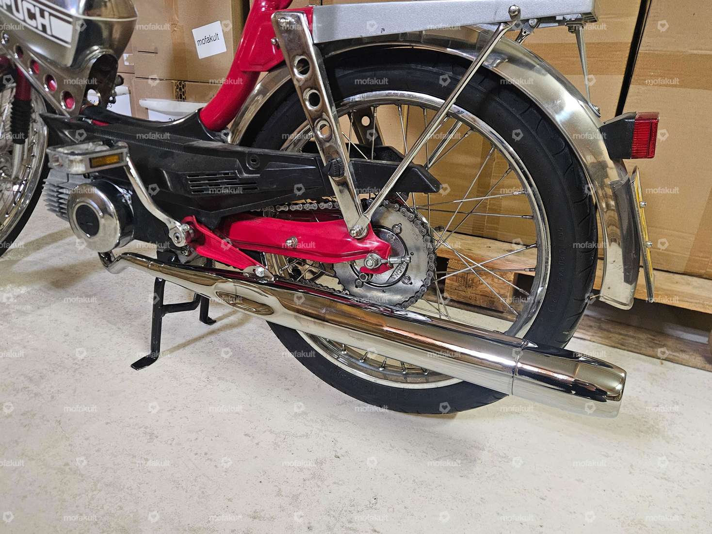 swiing® ingenious Resonanz-Auspuff «TT» Ø 28 / 70 mm | Puch X30 Sport NS / NL Carousel Image 7