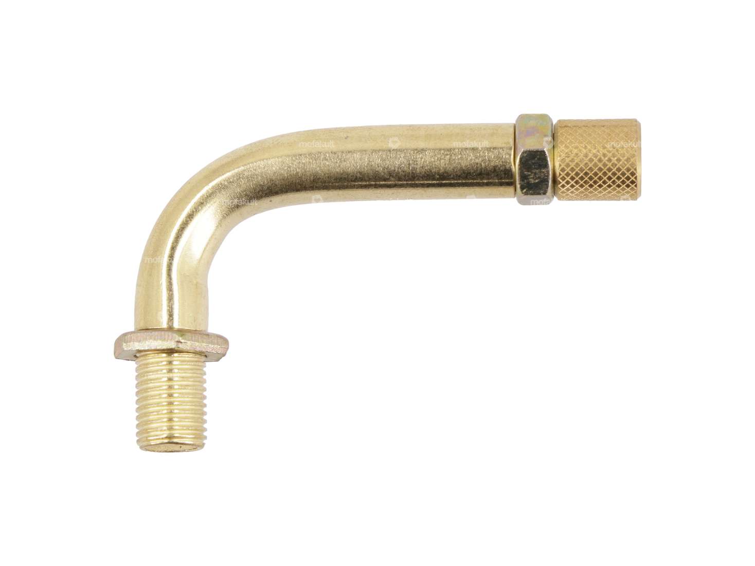 90° carburetor pipe bend M7x0.75 Carousel Image 1