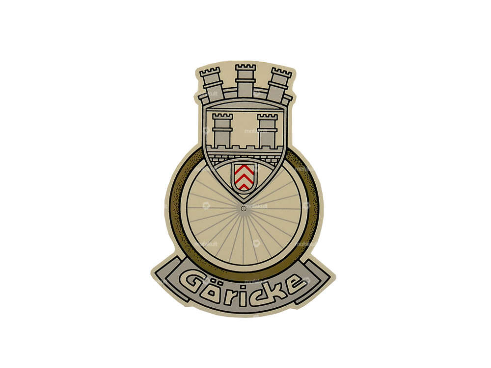 Water decal Göricke coat of arms silver Carousel Image 1