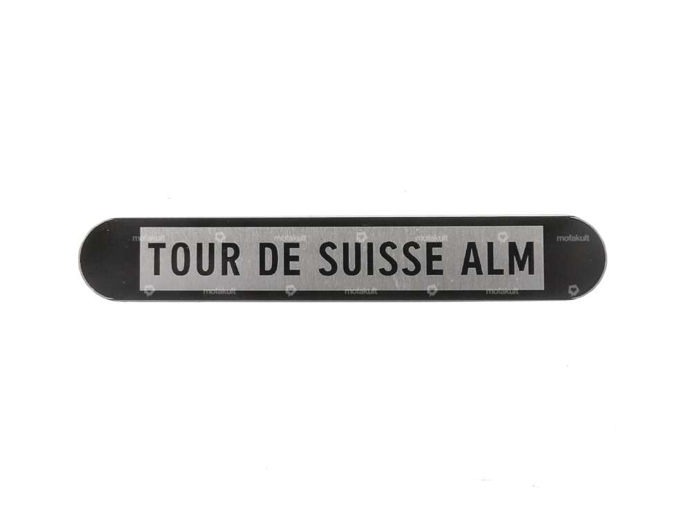 Nameplate | TOUR DE SUISSE ALM Carousel Image 1