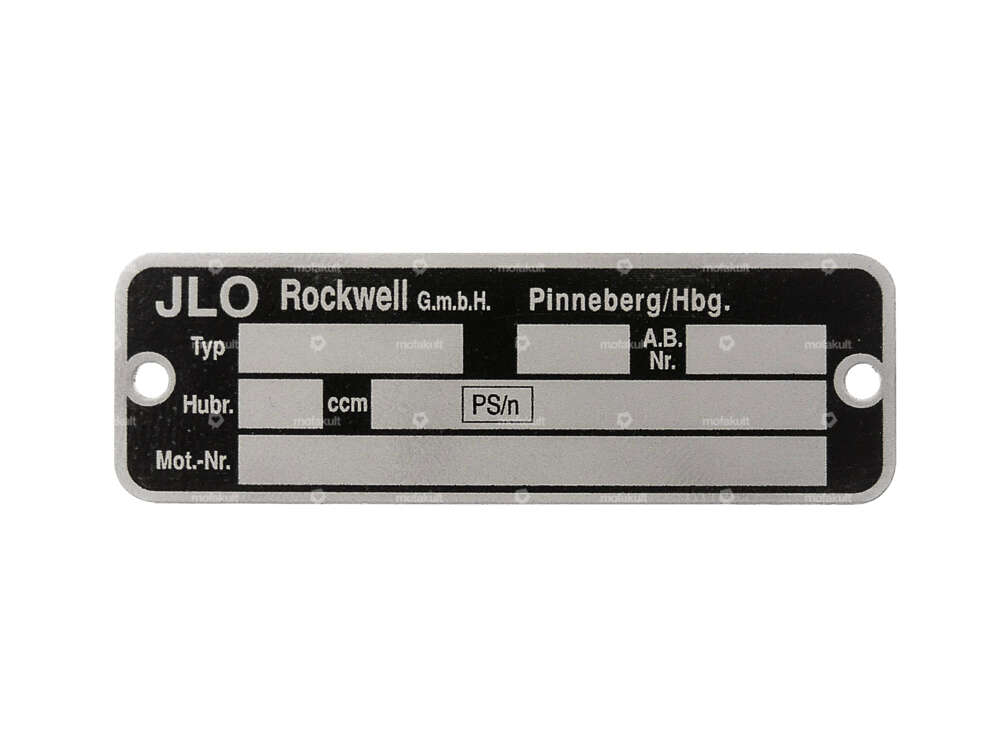 Plaque de moteur | ILO Carousel Image 1