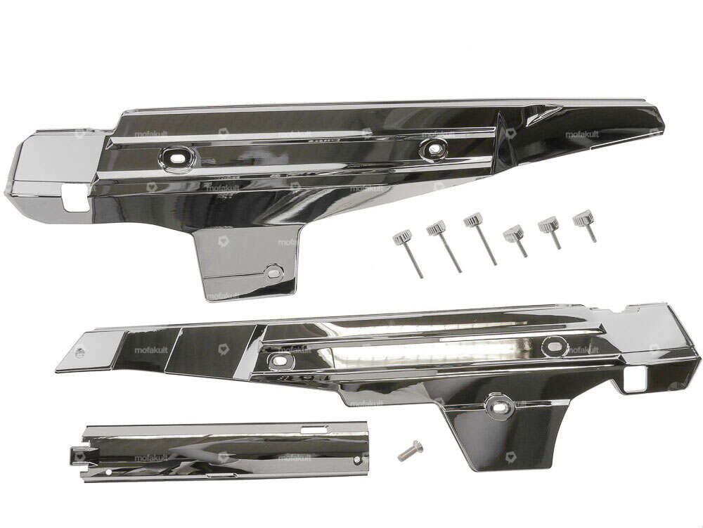 Set rivestimento telaio Puch Maxi S cromo Carousel Image 1