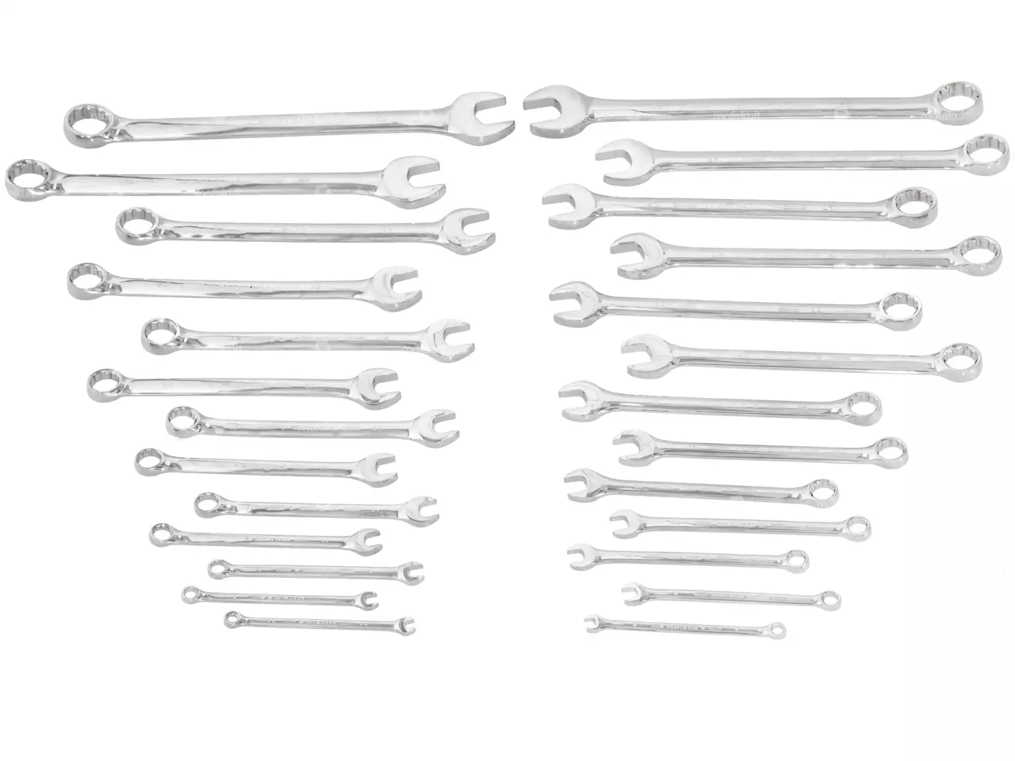 Kraftwerk Gabelringschlüssel 12mm - Verchromt, 15° Gekröpft Für Einfaches Arbeiten