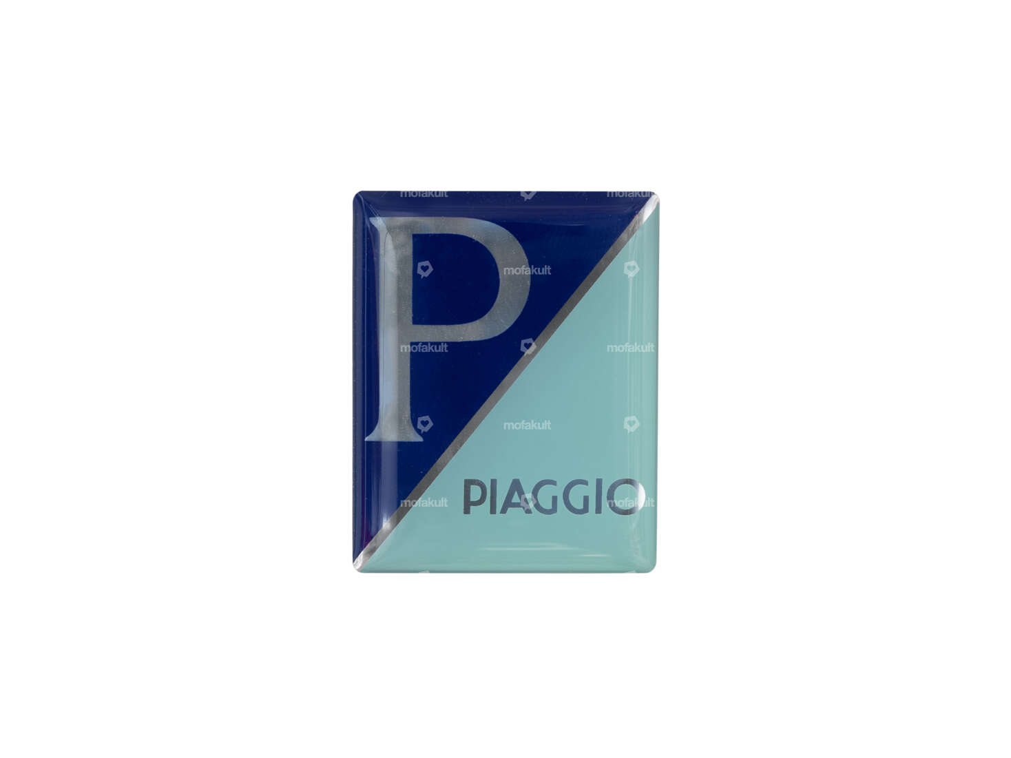 Autocollant "Piaggio" 3D silicone 43 x 33 mm original Carousel Image 1