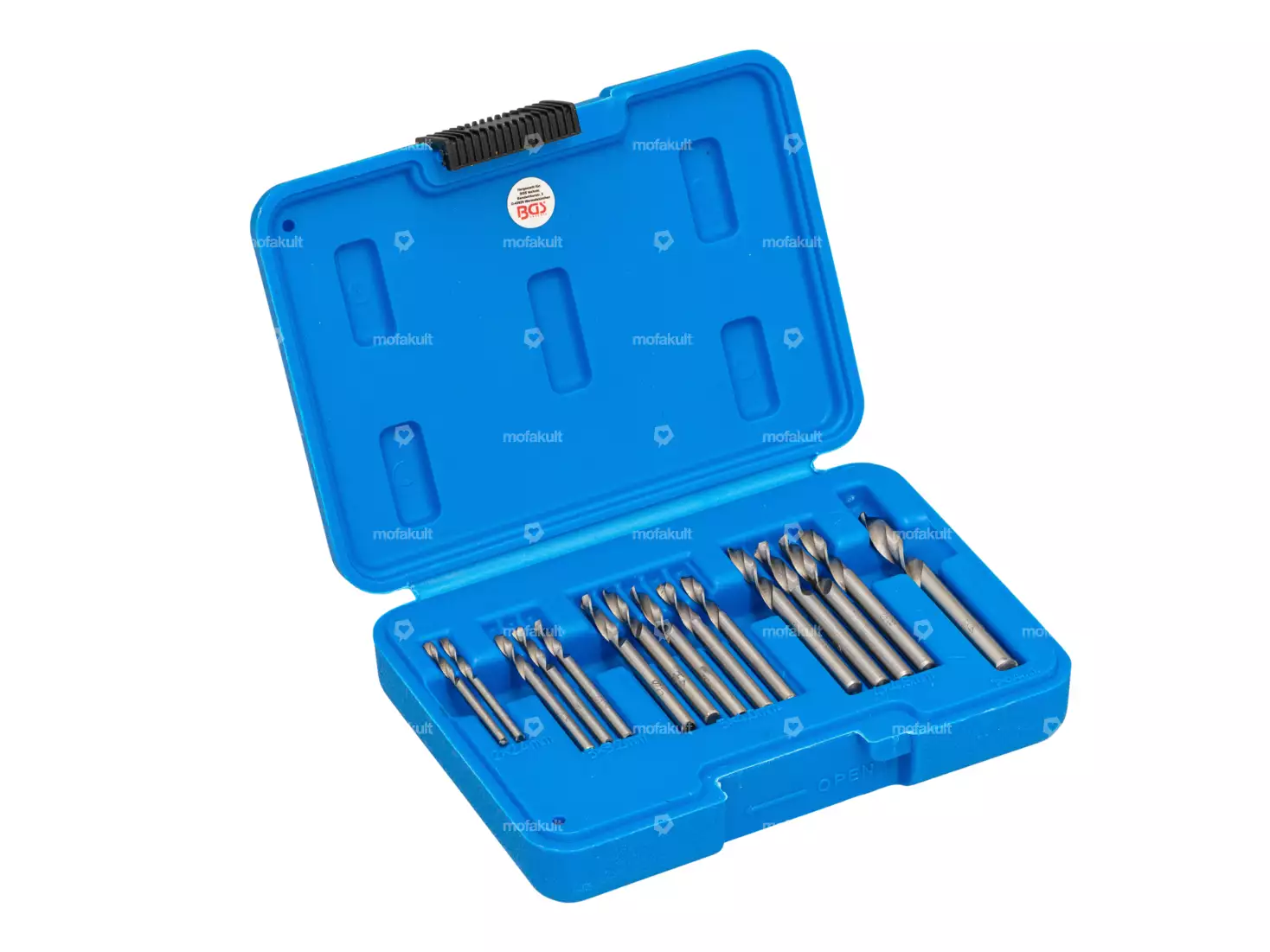 BGS blind rivet drill bit set Ø 2.4 - 6.4 mm 15 pcs. | mofakult