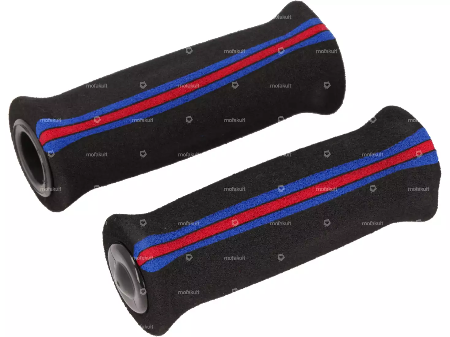 GripOn2 MTB-Griffe Schraubbar – Moosgummi, Rot, 130 Mm – Ergonomisch & Griffig
