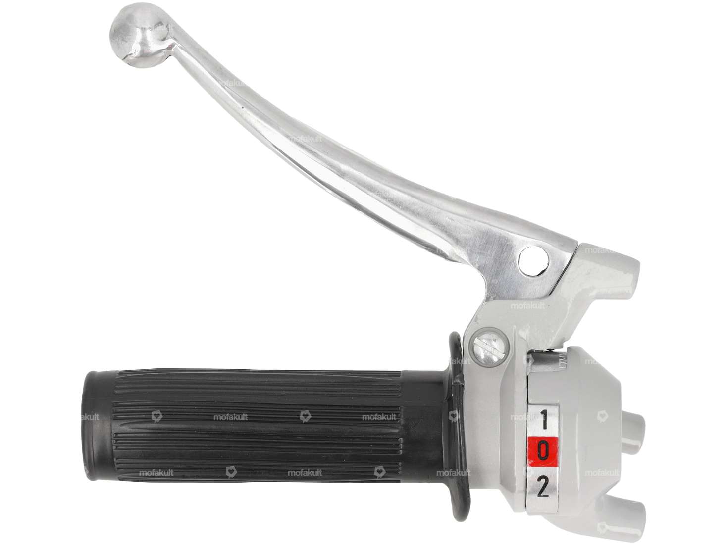 Schaltgriff 2-Gang (Magura Nachbau) grau / schwarz Carousel Image 1