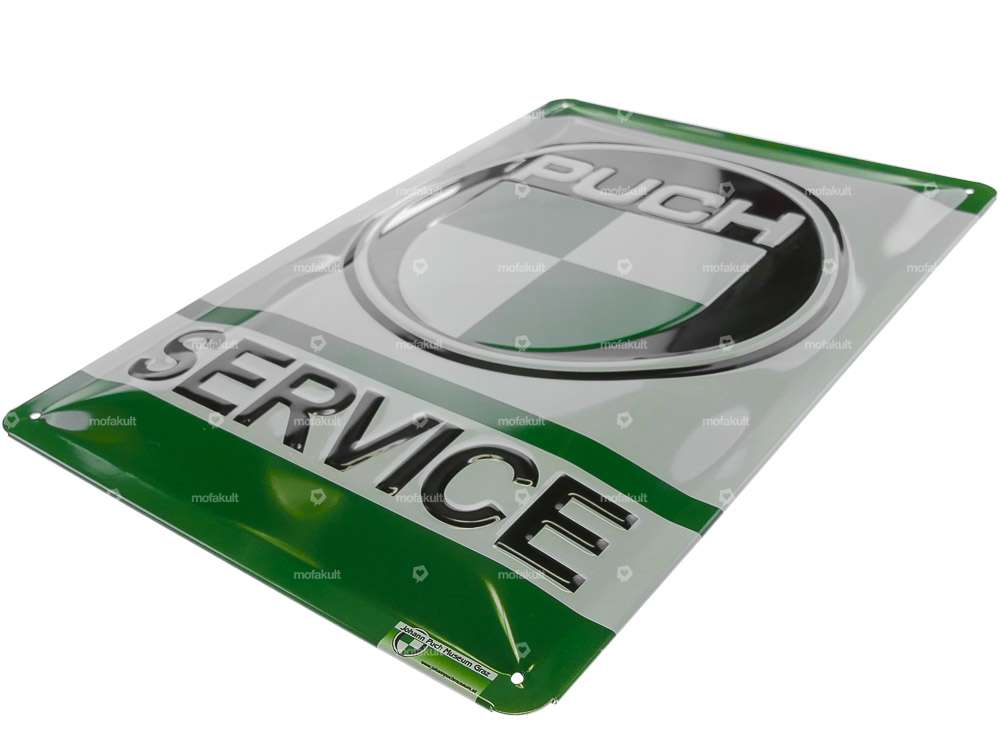 Insegna di latta Nostalgic Art "Puch Service" 20 x 30 cm Carousel Image 2