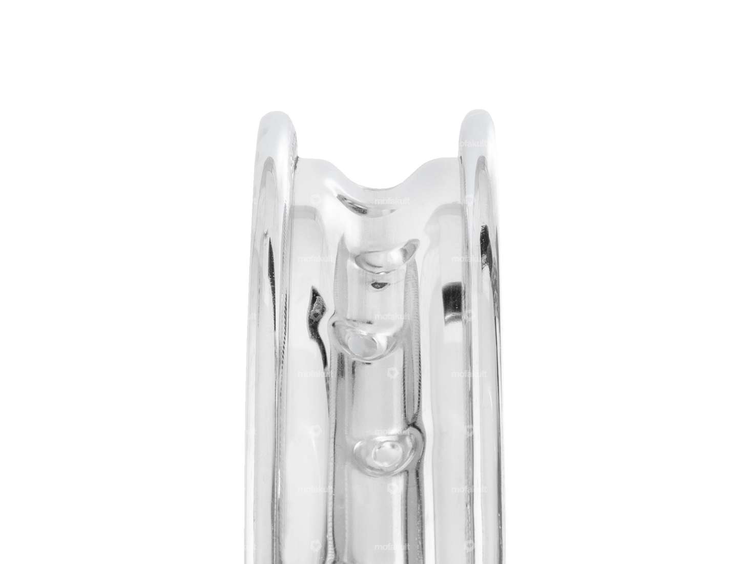 Anneau de jante 1.60 x 19" (60 mm) chromé grands trous de tétons Carousel Image 3