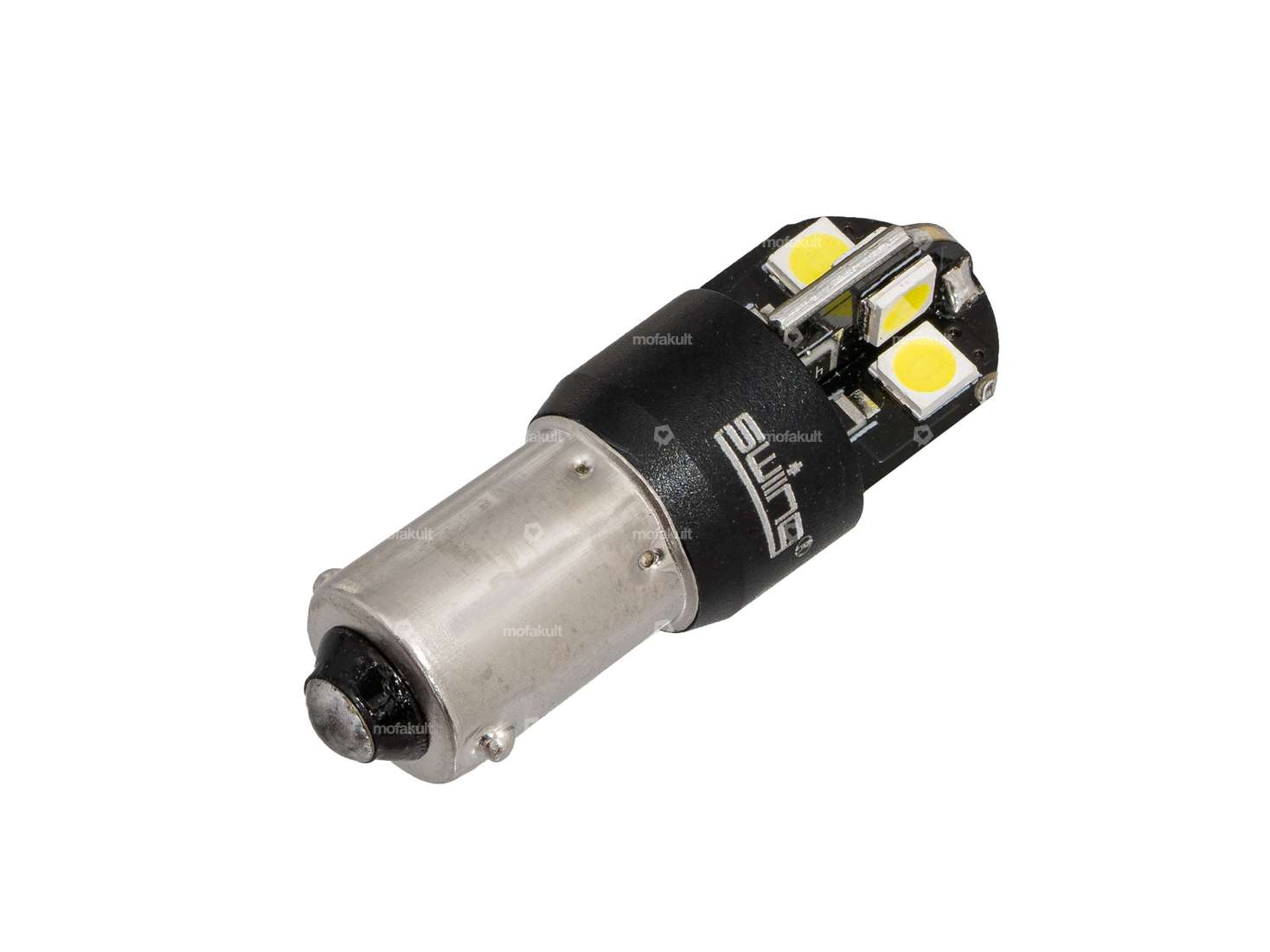 swiing® ingenious LED Birne Rücklicht 12V (BA9s) weiss 1-phasig Carousel Image 1