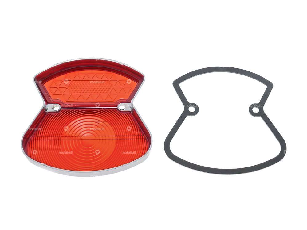 Rücklichtglas Chrom / rot | Zündapp Carousel Image 3