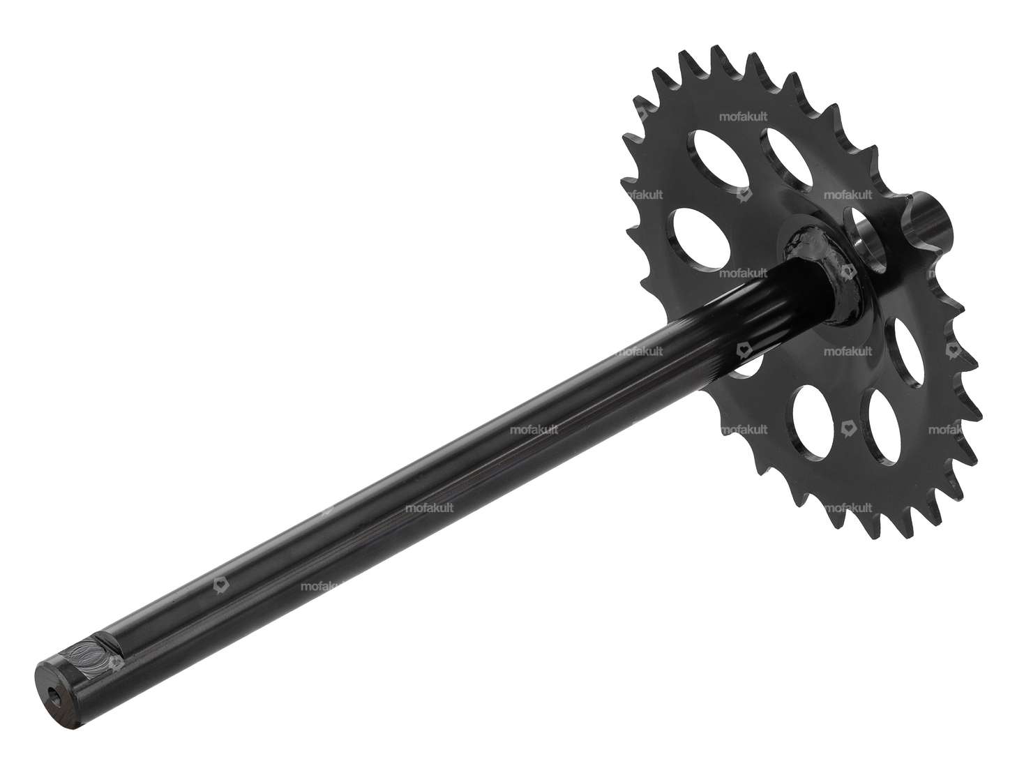 Asse pedale GPO con cerchio nero | Puch Supermaxi LG1, LG2 Carousel Image 2