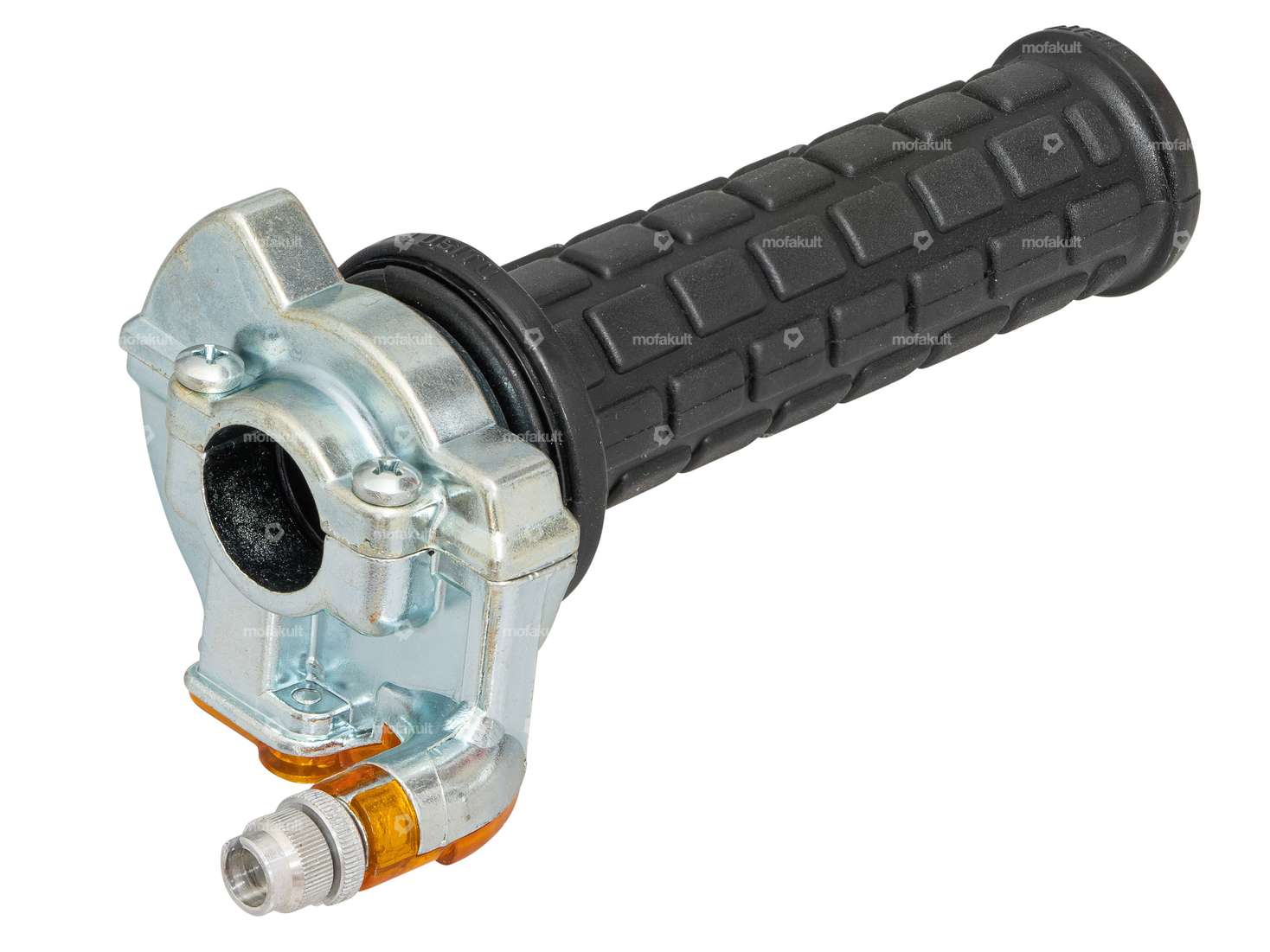 Lusito throttle twist grip corto argento / arancione Carousel Image 3