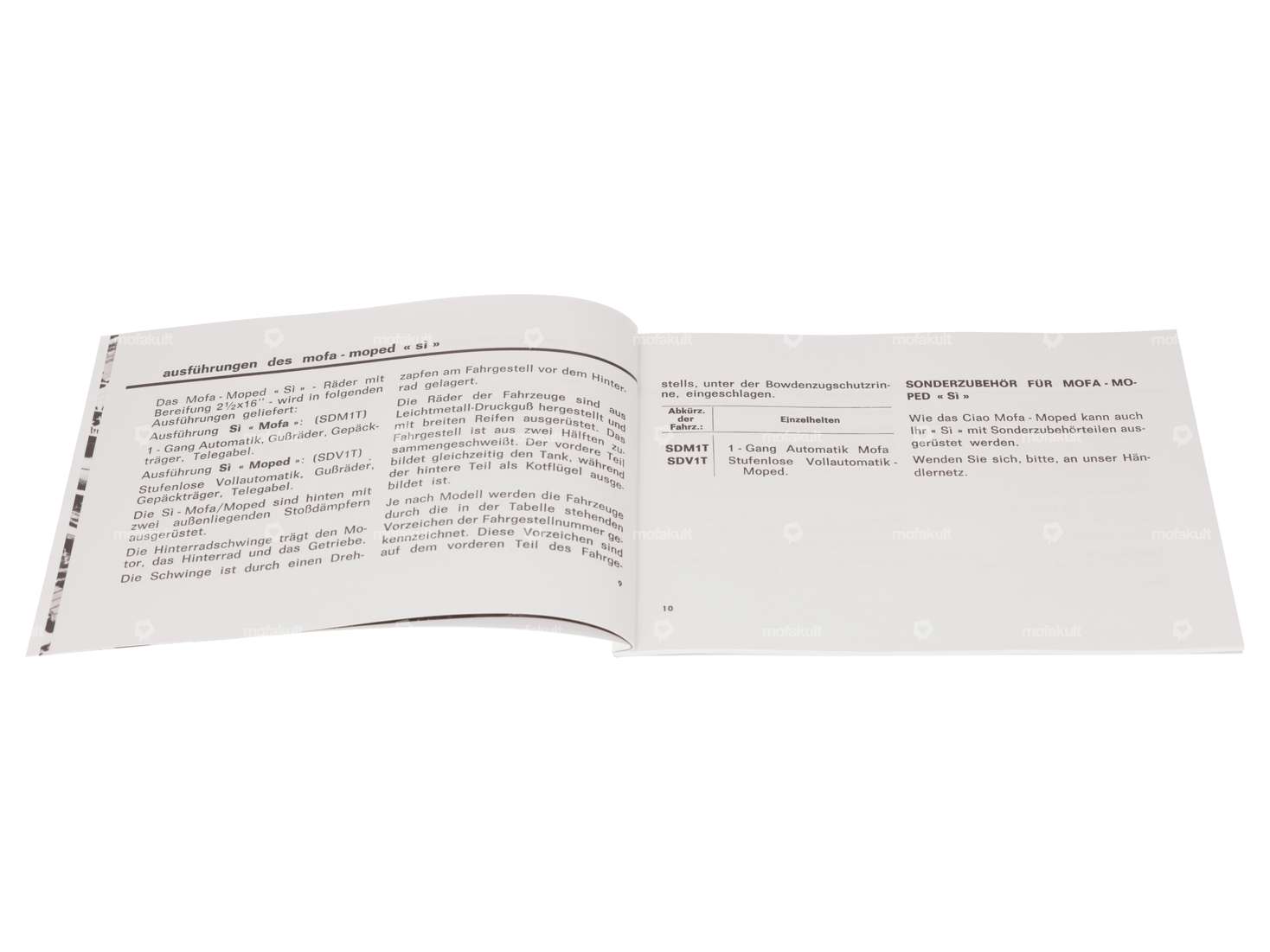 Manuel d'utilisation | Piaggio Ciao, SI, Bravo Carousel Image 3