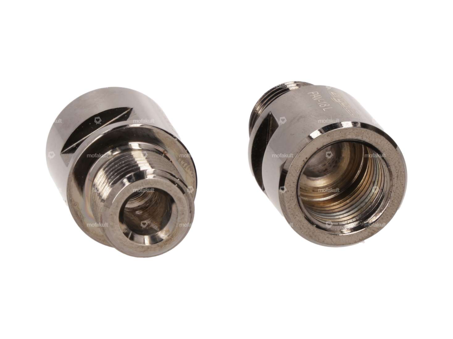 set di prolunghe per pedali ergotec 18 mm destra e sinistra 9/16" Carousel Image 2