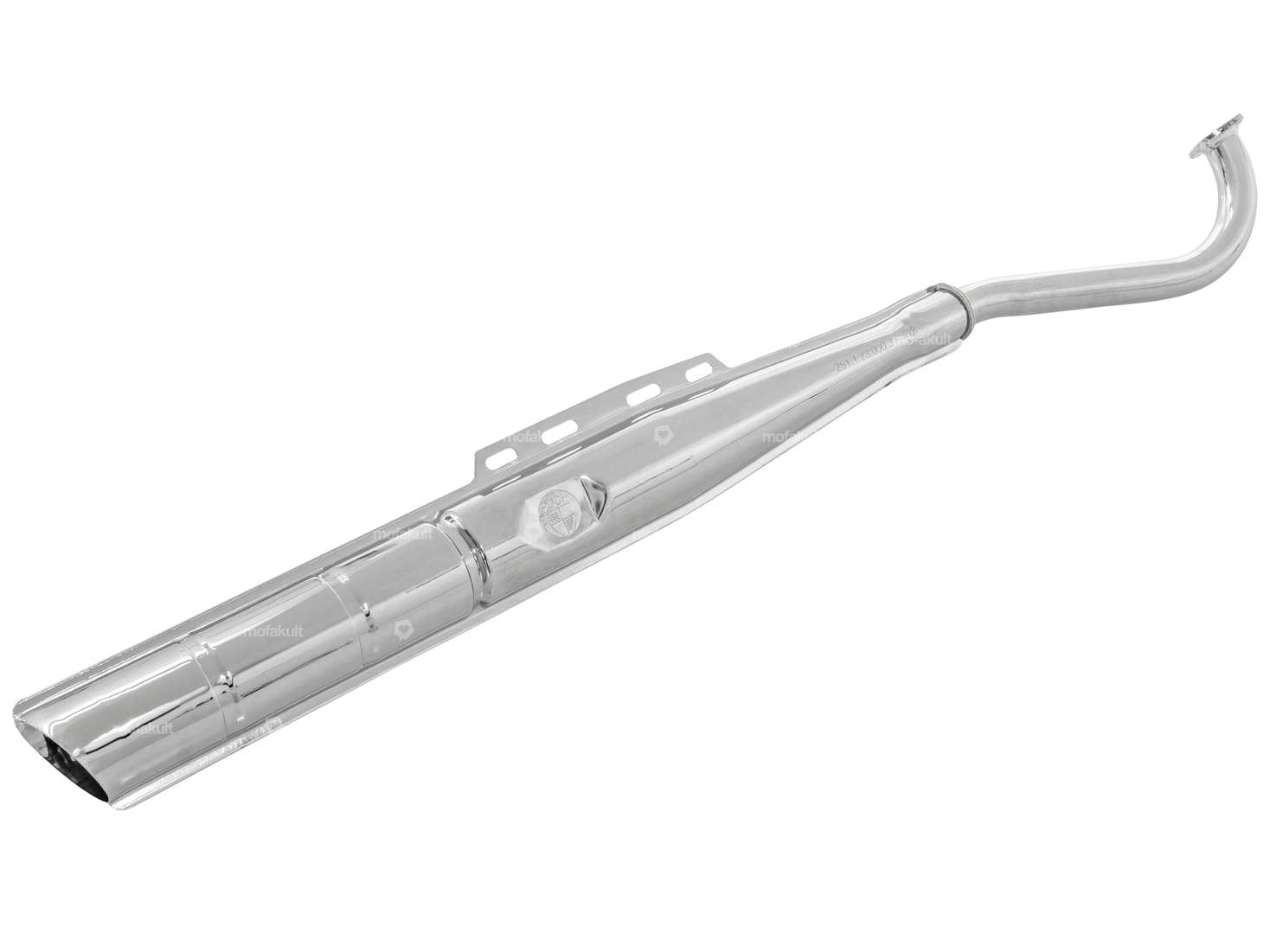 Scarico 28 mm con logo e numero | Puch Maxi S, N Carousel Image 6