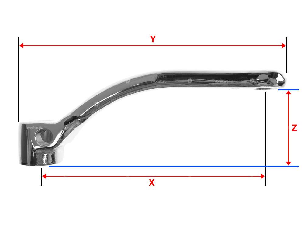GPO pedivella sinistra cromata | Puch Carousel Image 3