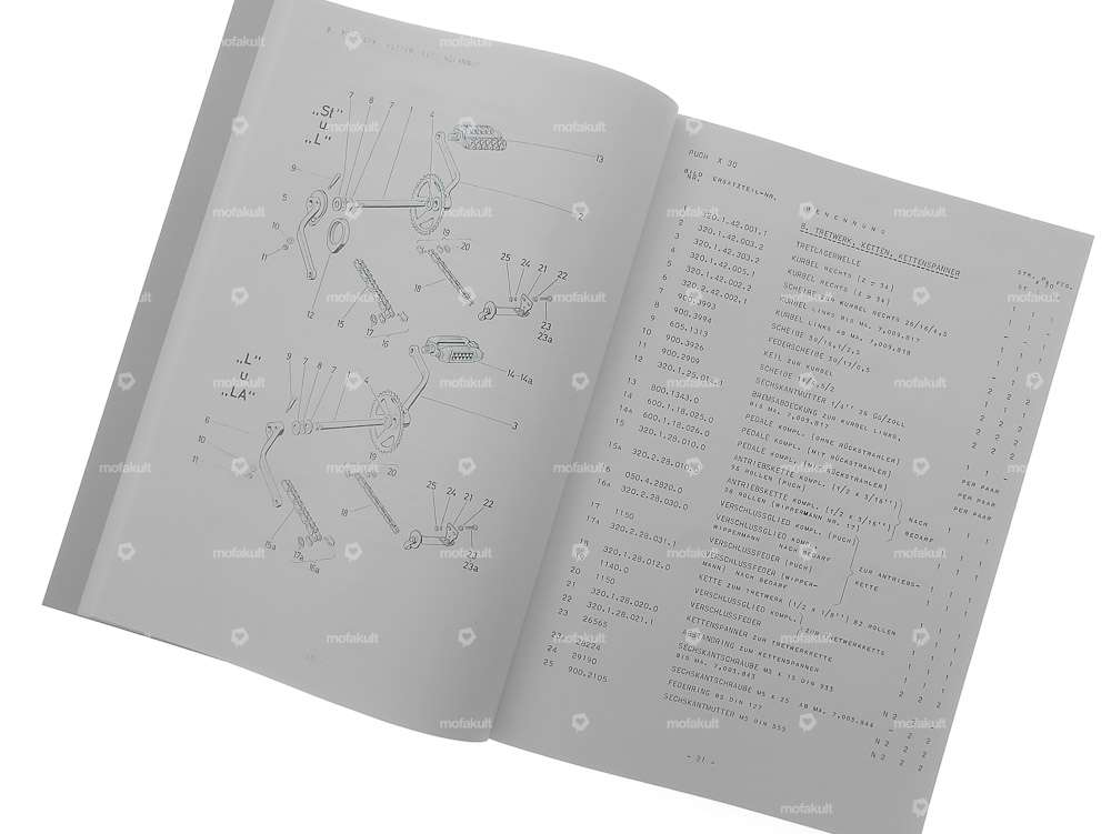Catalogo ricambi | Puch X30 ST, L, LA Velux (CH) Carousel Image 3