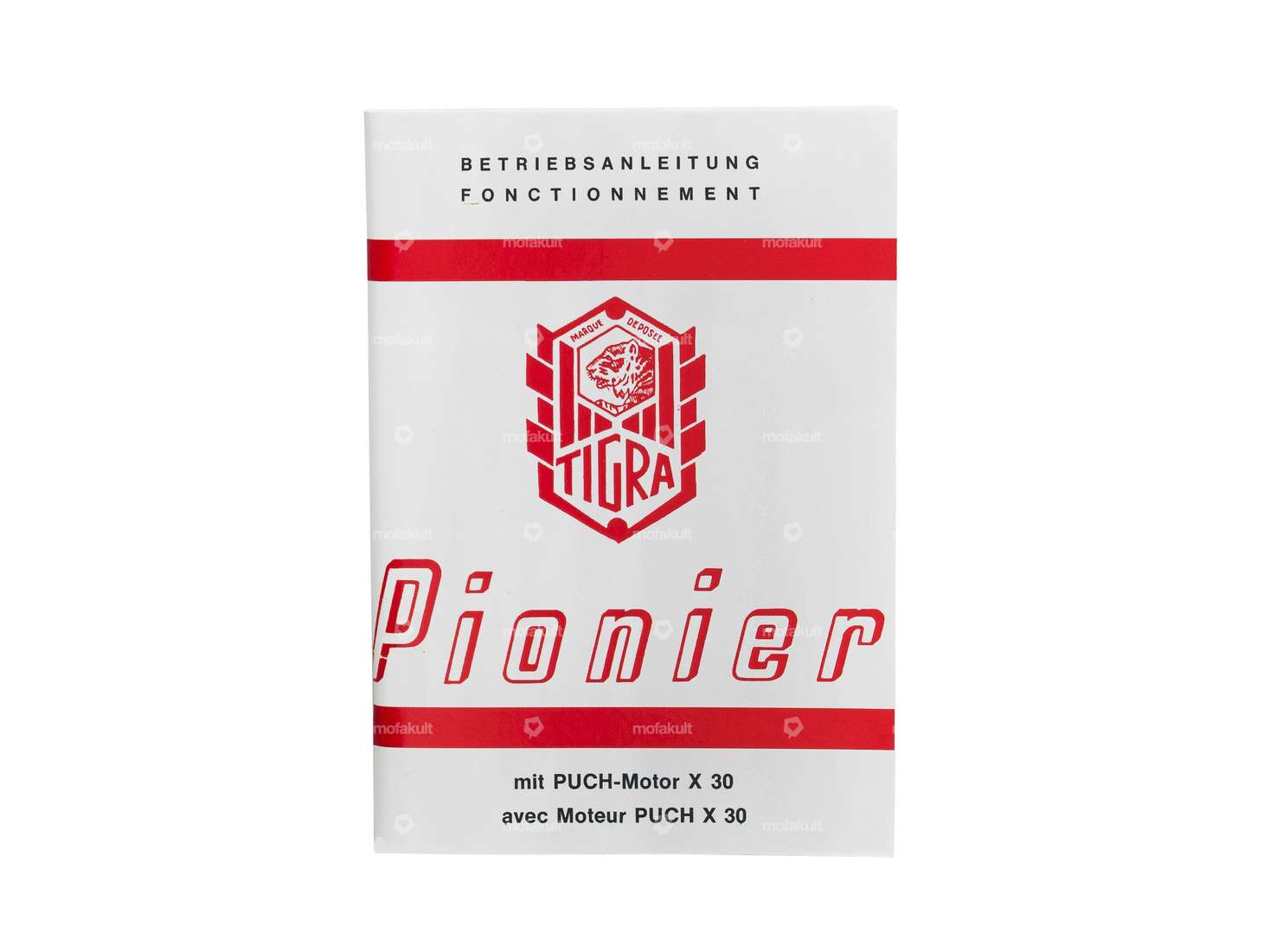 Istruzioni per l'uso | Tigra Pionier con motore X30 (Velux) Carousel Image 1