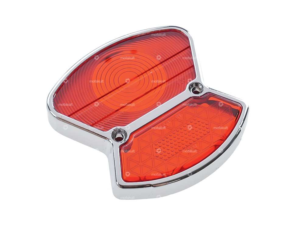 Rücklichtglas Chrom / rot | Zündapp Carousel Image 2