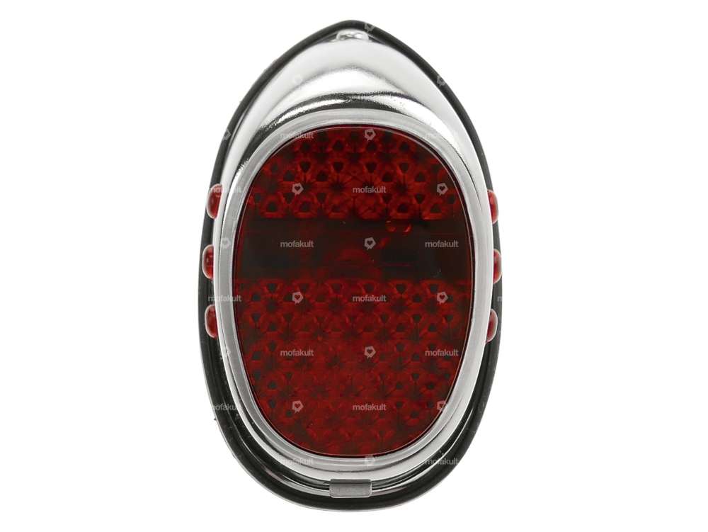 GPO rear light with chrome base Carousel Image 2