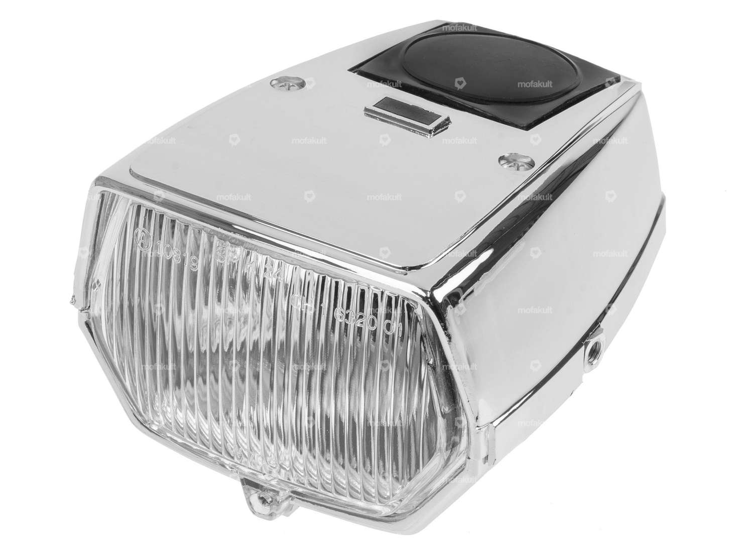 GPO headlamp angular chrome (without switch) Carousel Image 1