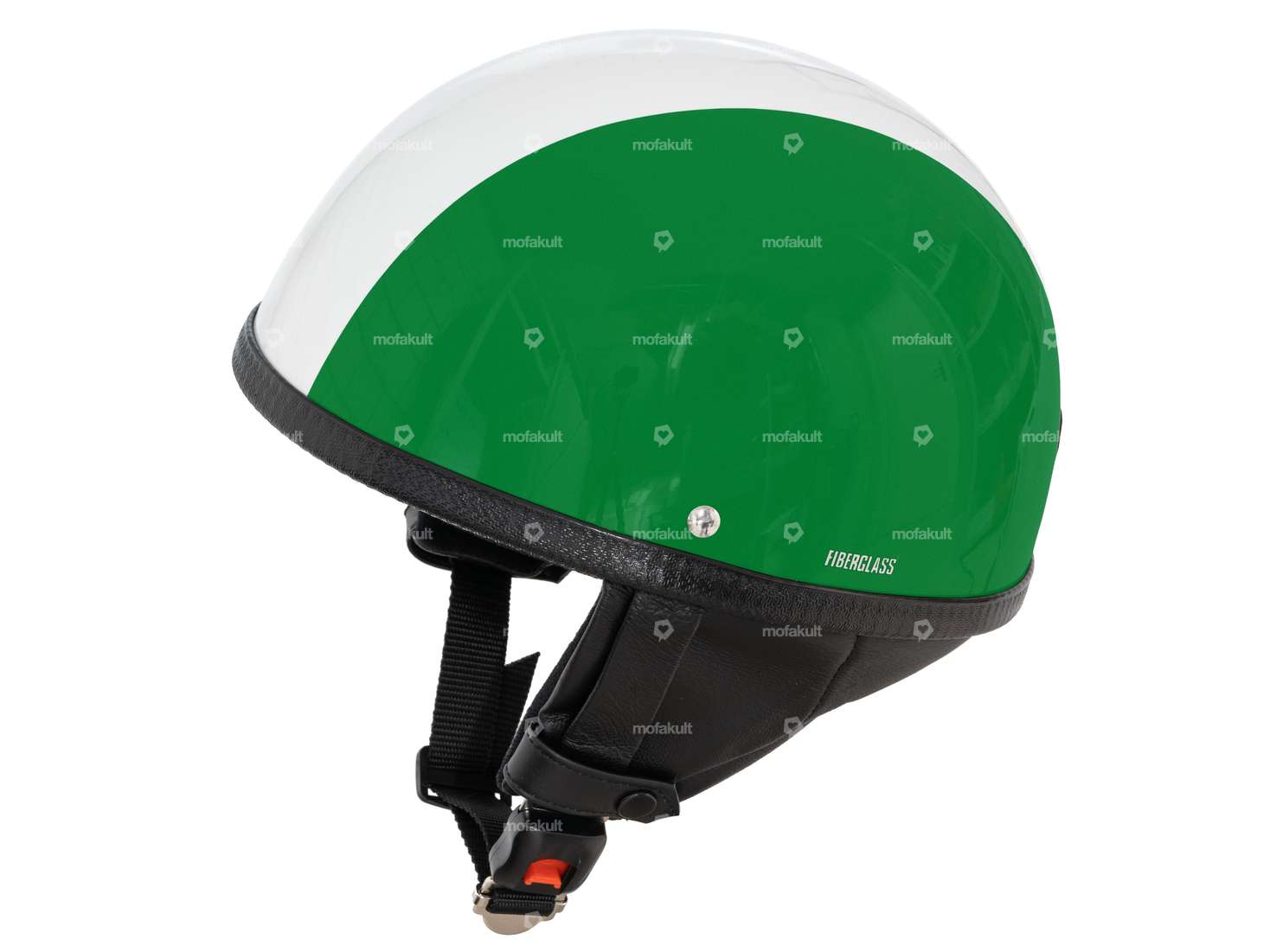 Casco "Pot" Puch Edition (S - XXL) verde / bianco Carousel Image 1