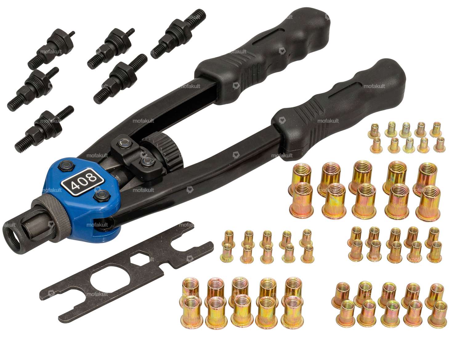 Set di pinze per dadi a rivetto BGS 68 pz. Carousel Image 1