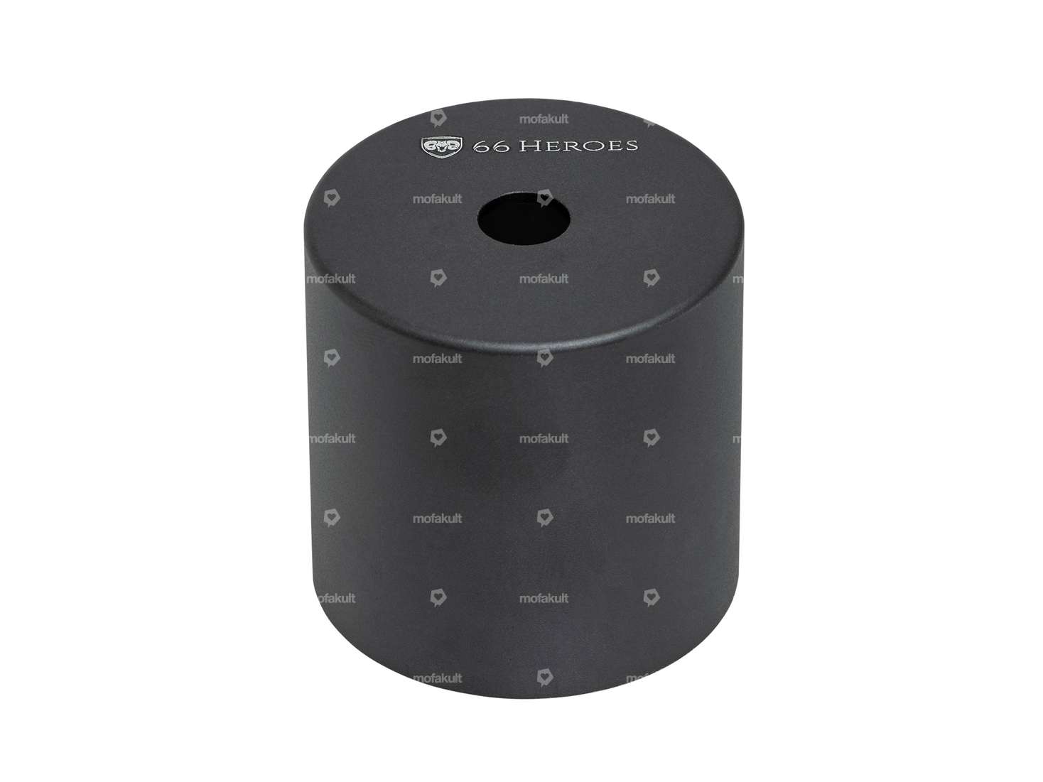 66HEROES Godet tachymètre Ø 48 mm anodisé noir Carousel Image 2