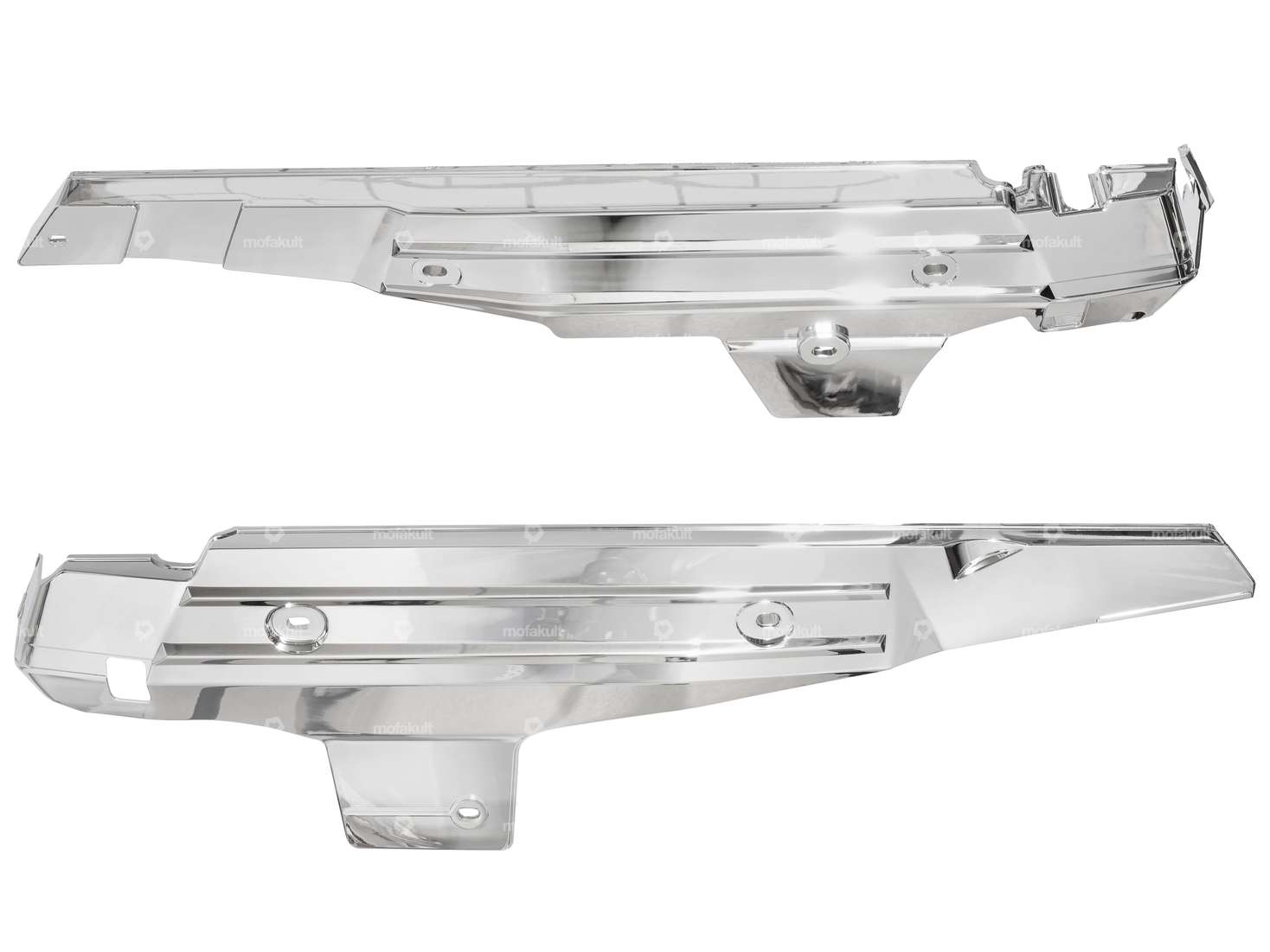 Habillages latéraux chromés (qualité 1A) | Puch Maxi S Carousel Image 1