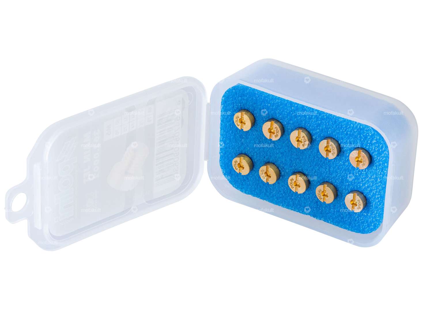 Polini jeu de gicleurs M6 (160 - 178) Dell'Orto PHVA, PHBN, PHBL, PHBH, SHB, PHF, PHVB, FRD, FRG Carousel Image 1