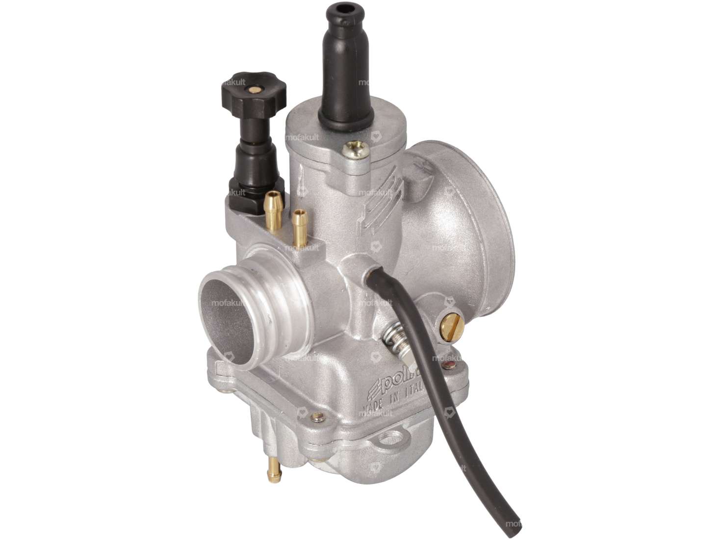 Carburateur Polini CP 15 mm (Handchoke) bride en caoutchouc Carousel Image 3