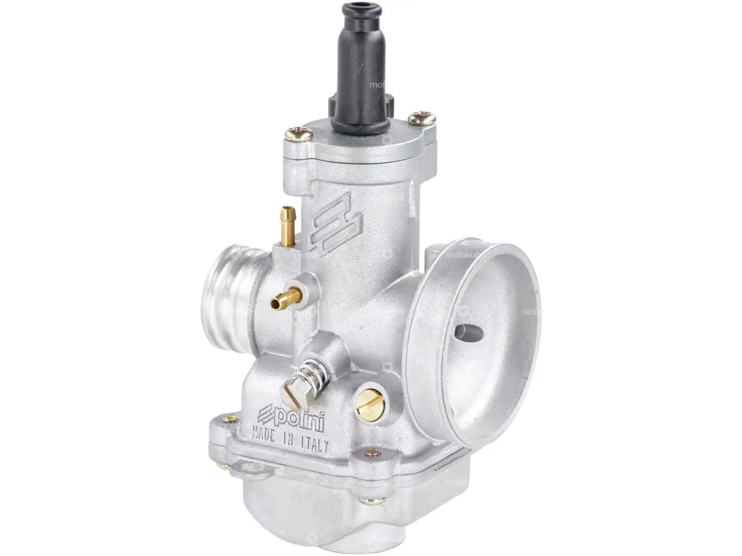 Carburatore Polini CP D.21 Con Pomello Dell'aria - Per Una Regolazione Precisa Della Miscela