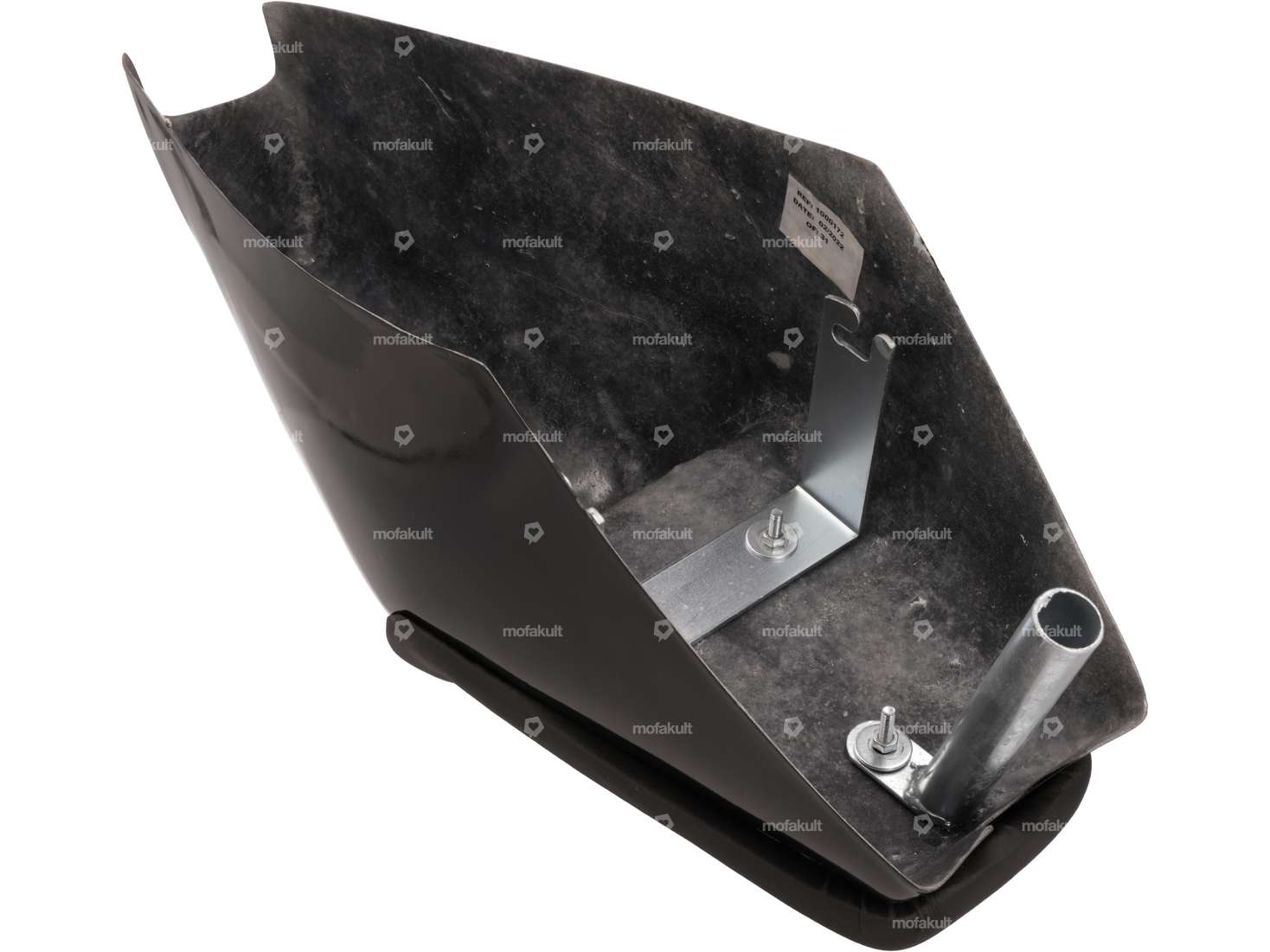 Saddle shell polyester racing black Carousel Image 2