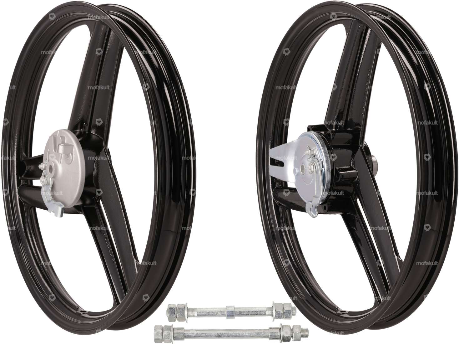 Set di ruote 17" nero fuso (3/6 raggi) | Peugeot 103 Carousel Image 1