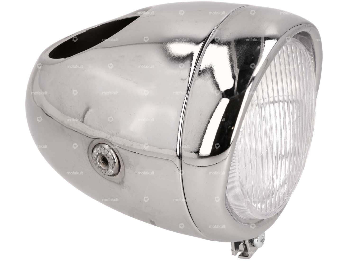 GUIA egg lamp Ø 13 cm chrome (with spoiler) Carousel Image 1