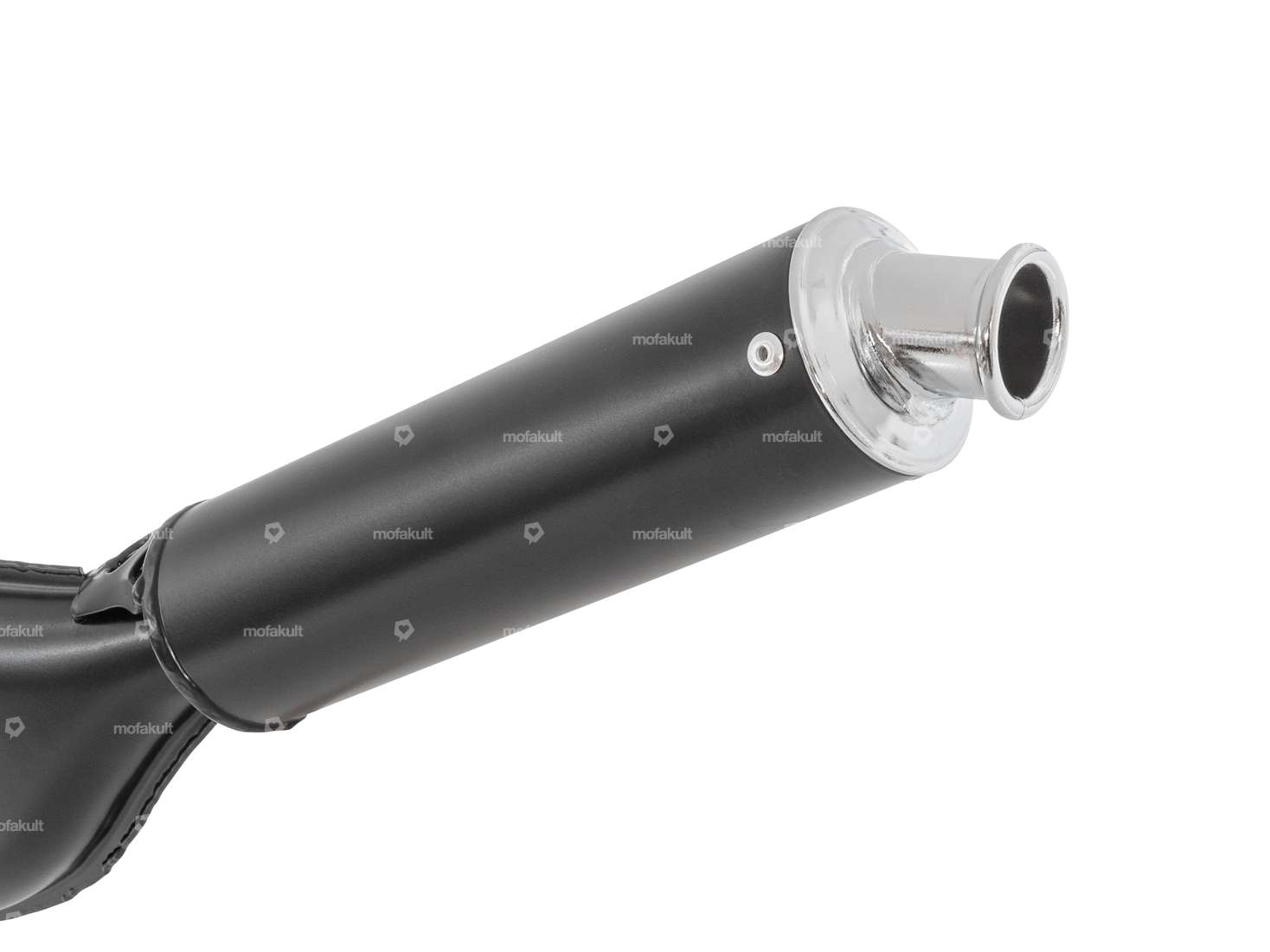 Scarico TECNO "pancia piatta" nero | Puch Maxi Carousel Image 3