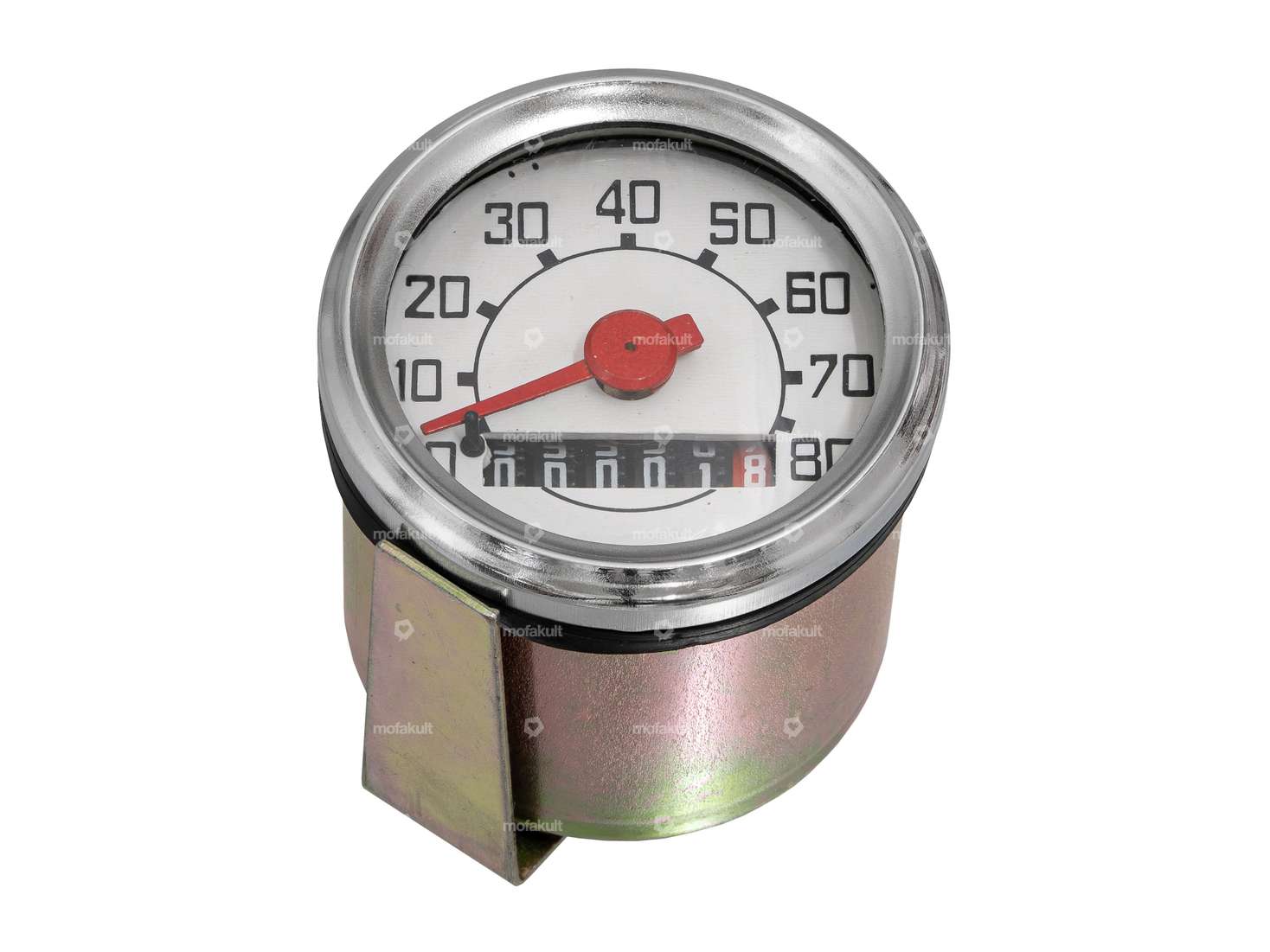 GPO Tacho-Set «Veglia-Nachbau» 16" / 17" weisses Ziffernblatt | Piaggio Ciao Carousel Image 2