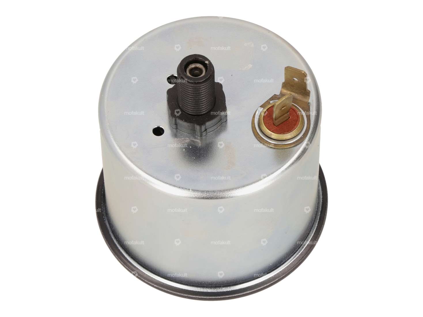 Tacho 100 km/h Ø 60 mm (schwarzes Ziffernblatt) beleuchtet Carousel Image 2