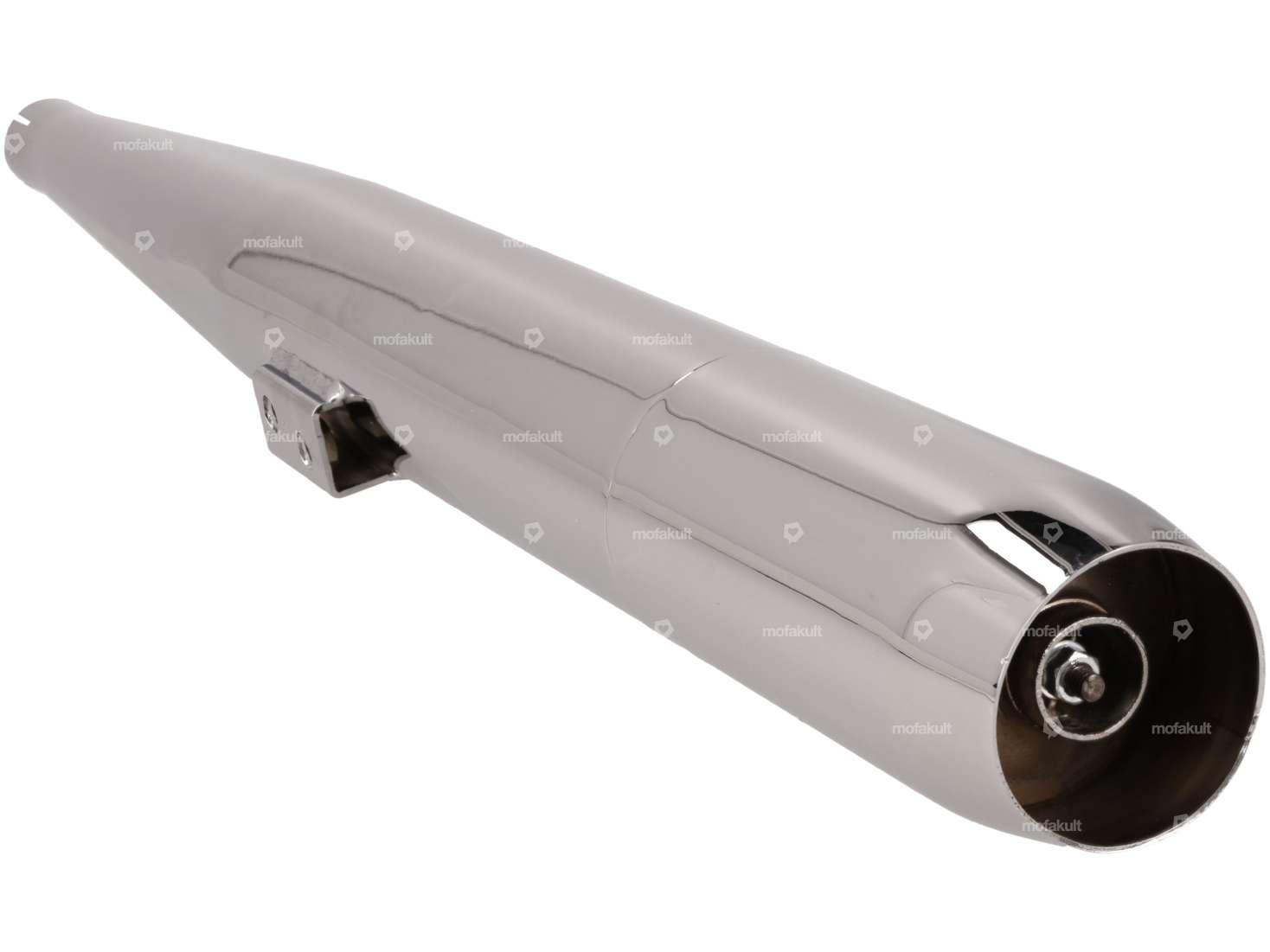 Marmitta Jamarcol a sigaro Ø 32 / 70 mm con staffa cromata | Kreidler Carousel Image 3