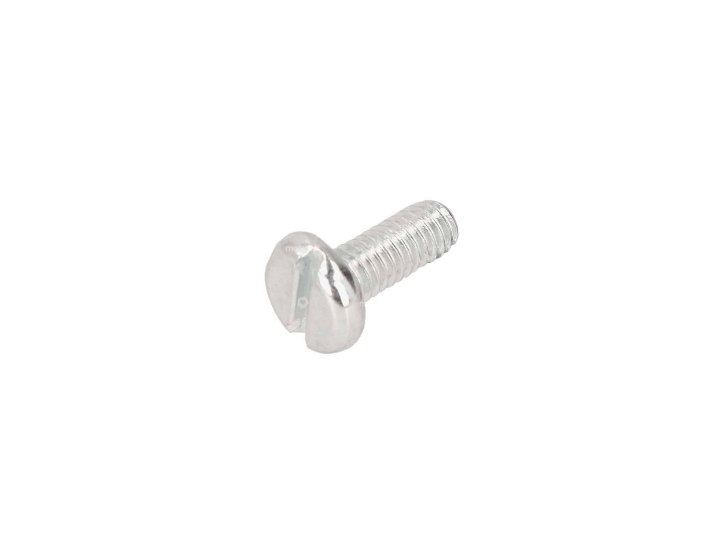 Schraube M4x10 Linsenkopf Schlitz verzinkt Carousel Image 1