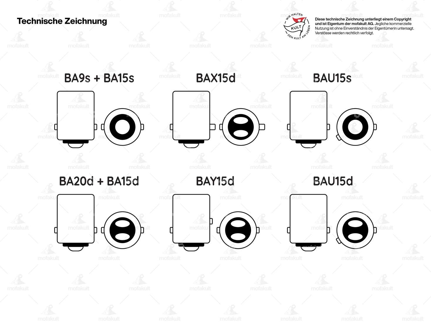 swiing® revival Birne Tacho / Cockpit 12V - 2W (BA7s) 1-faden Carousel Image 2