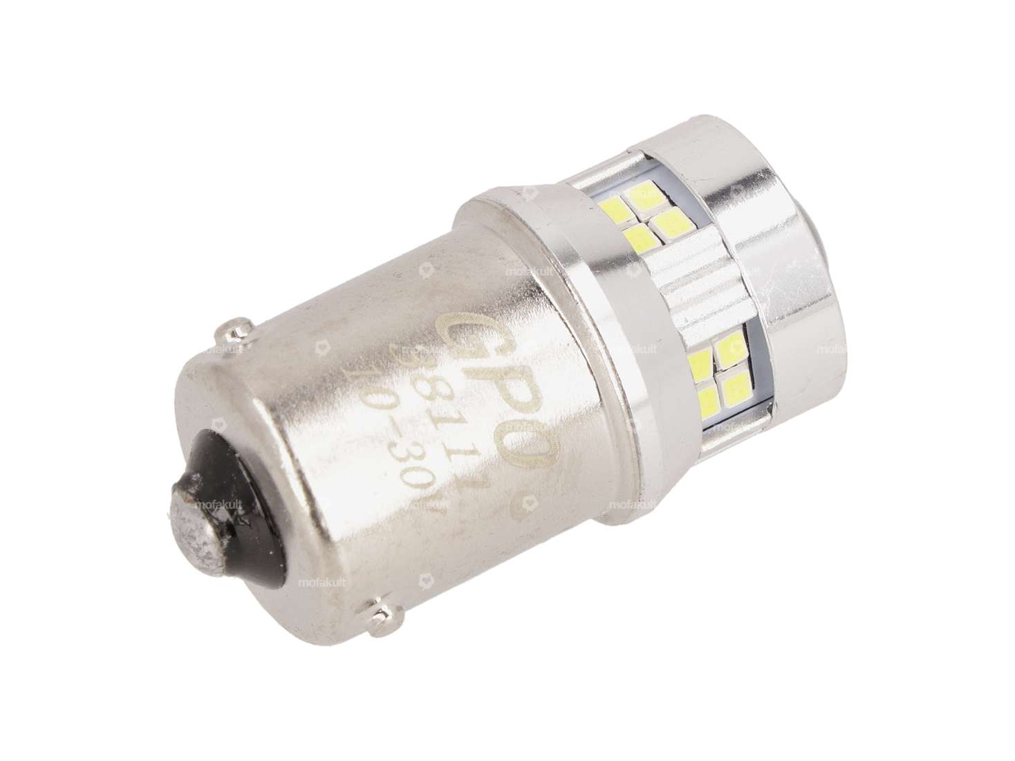 GPO LED Birne 10 - 30V (BAU15s) weiss 1-phasig Carousel Image 1