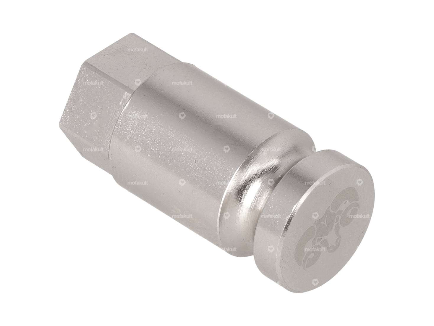 66HEROES Pivot de réception M6 Support de plaque d'immatriculation latéral Inox Carousel Image 2