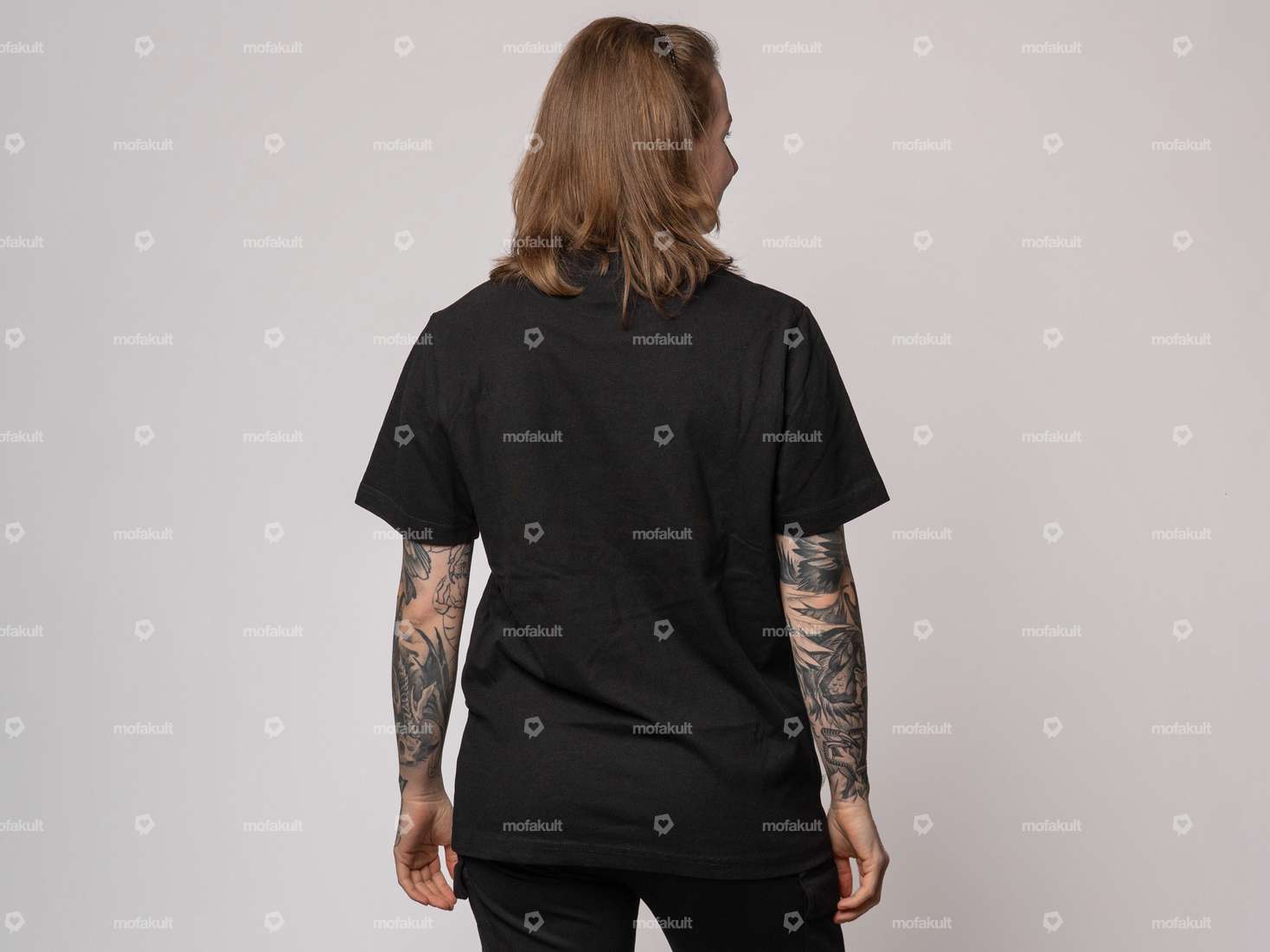 mk-Merch T-Shirt «PUCH» schwarz Carousel Image 3