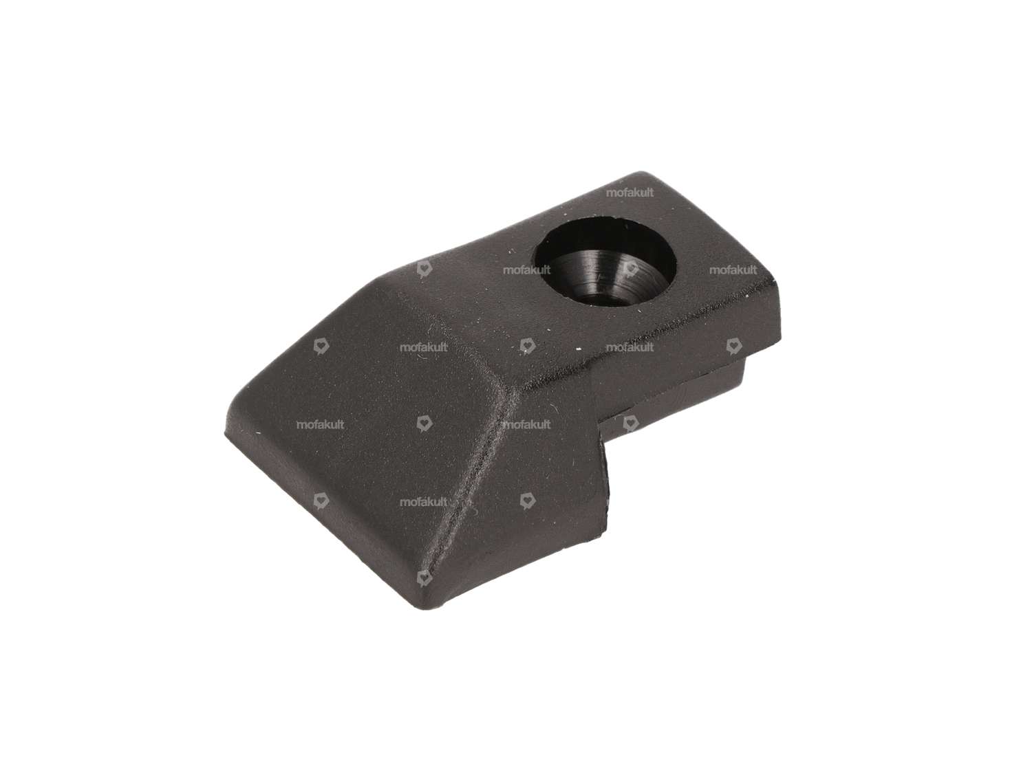 CIF terminale pedana nero, con foro | Vespa P80X, P125X, P150X, P150S, P200E Carousel Image 1