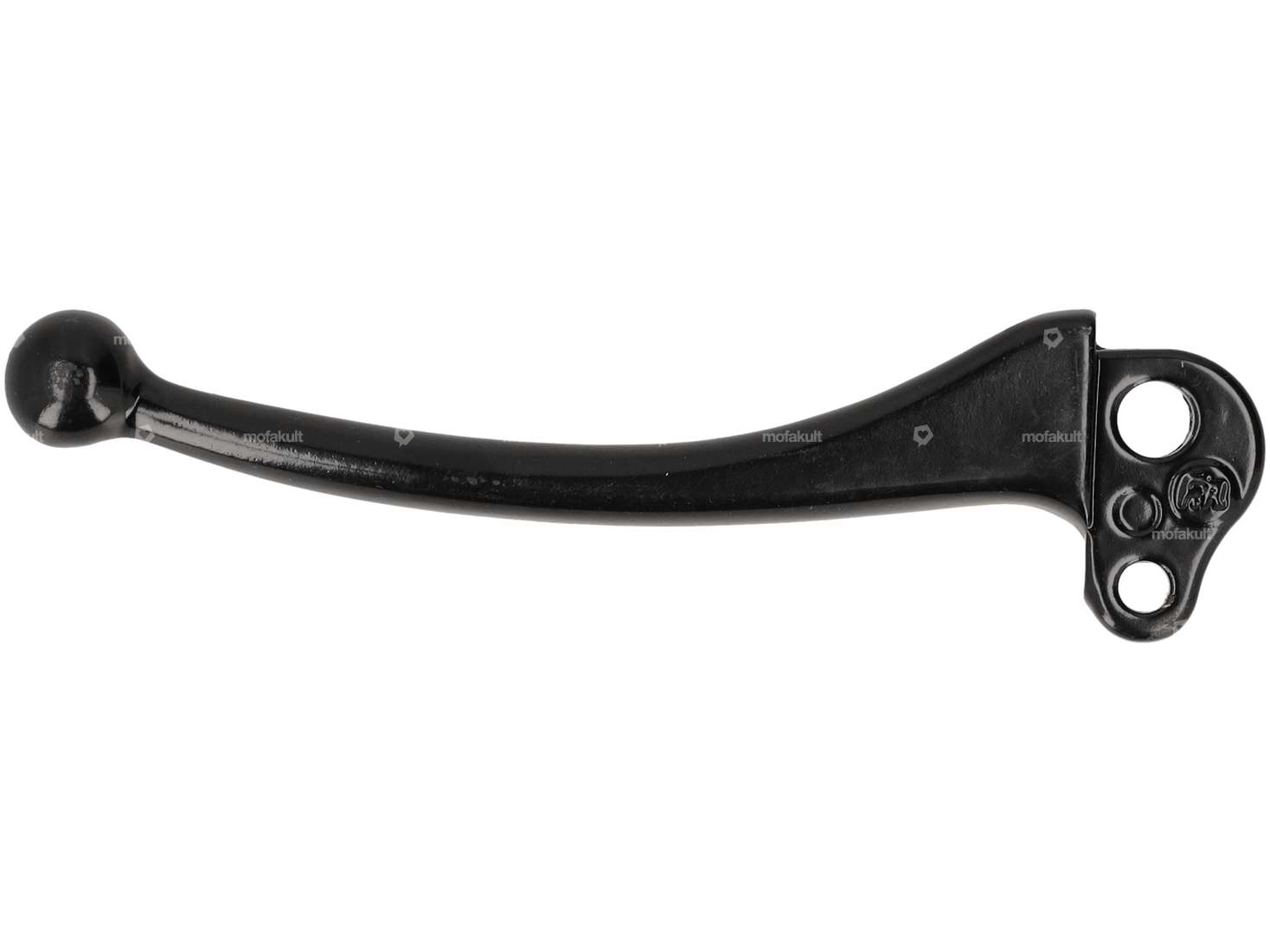 Leva freno / leva frizione completa in ghisa nera | Vespa Largeframe Carousel Image 1