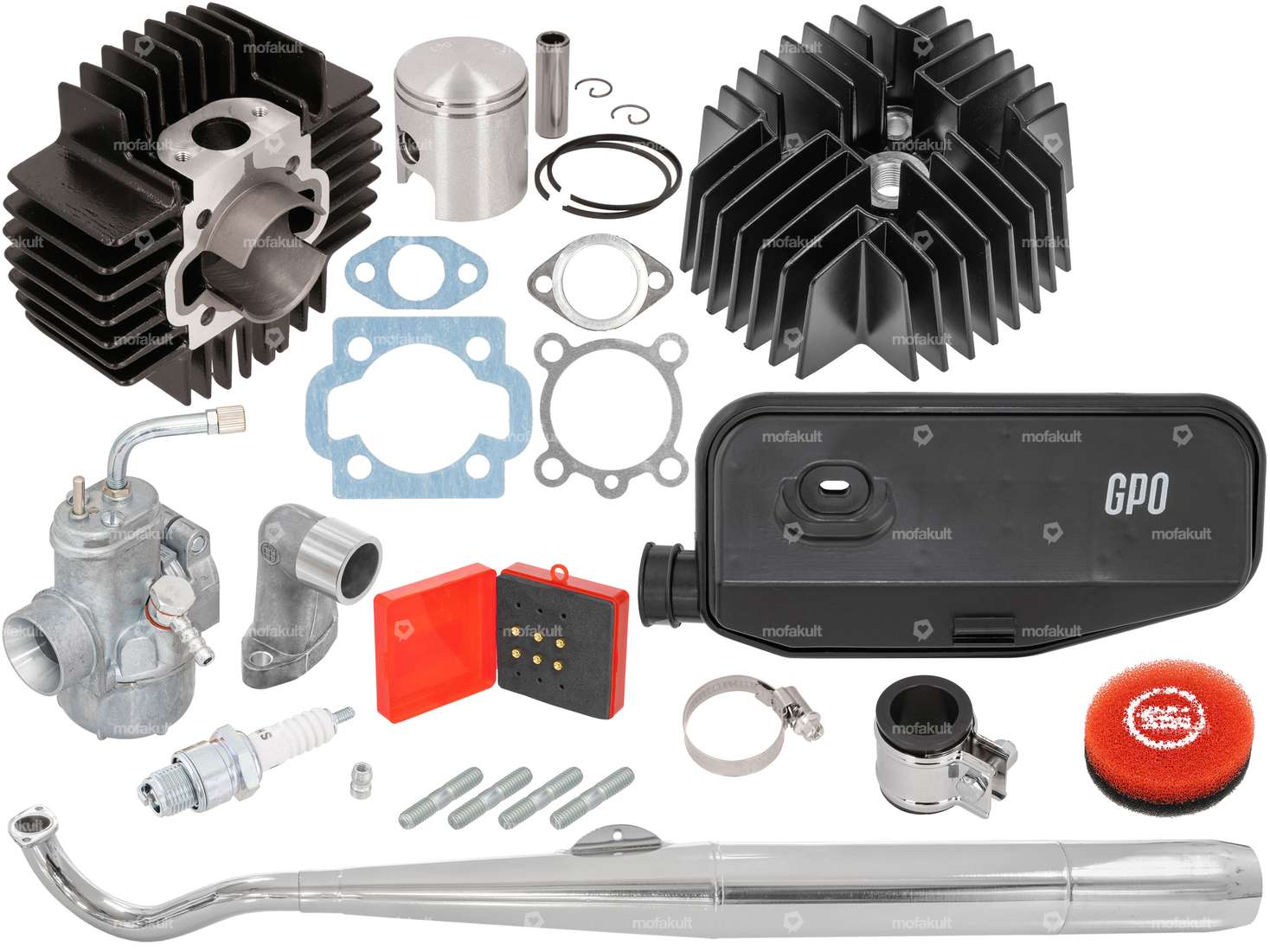 GPO Tuning-Set 45 mm (réplique Metrakit) | Puch E50 Carousel Image 1