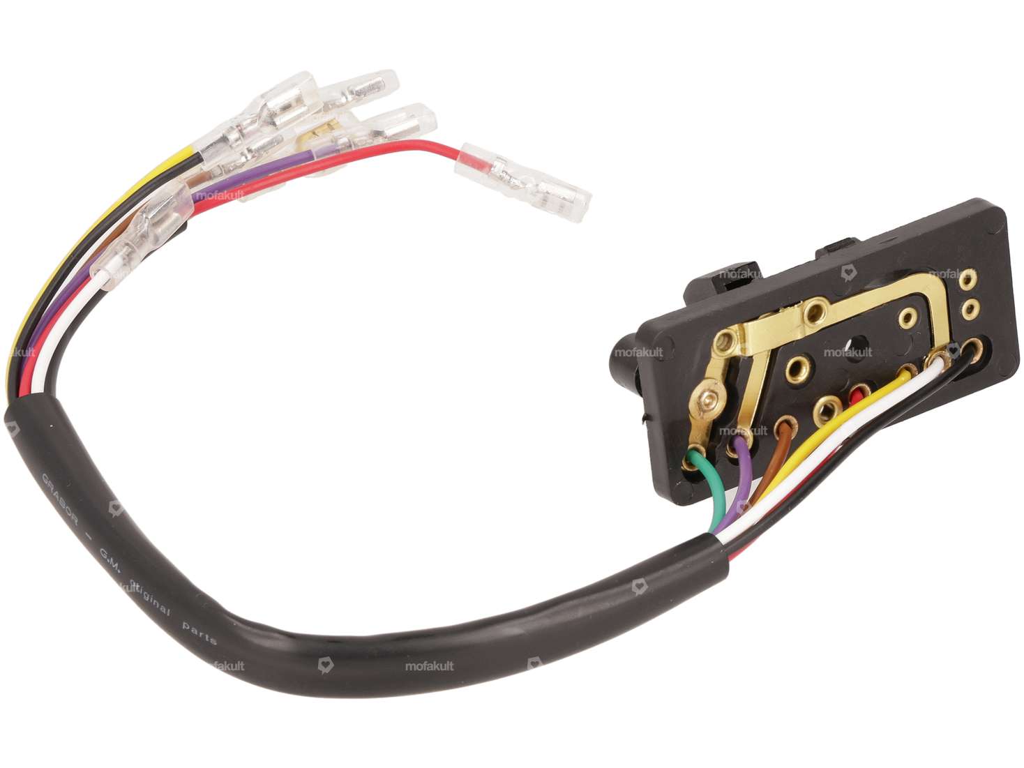 Grabor light switch 7 cables, with kill switch | Vespa P125X, P150X, P150S Carousel Image 3