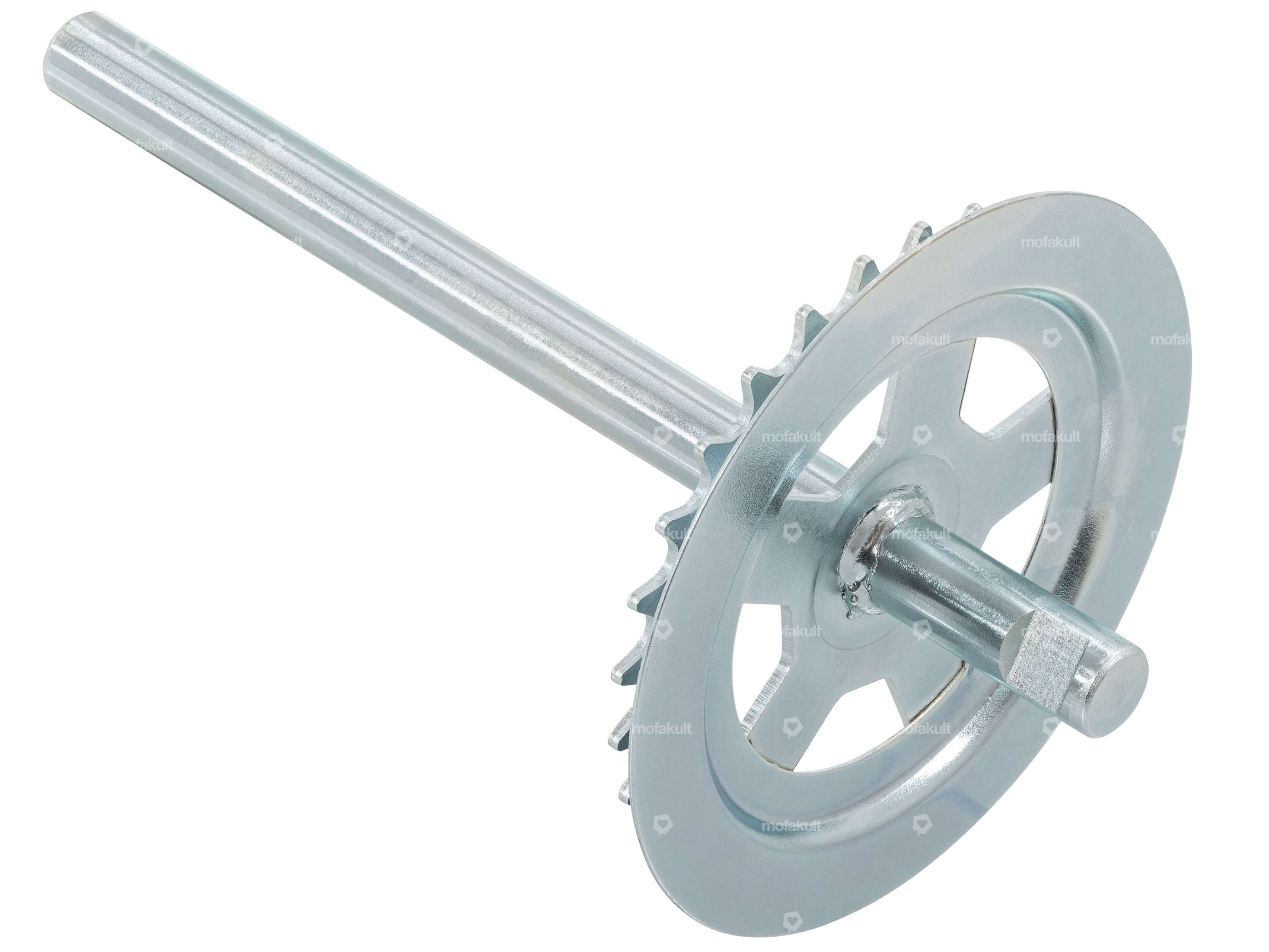 nacha　0618 Tretachse 28 Z. Keilnut verzinkt (B-Qualität) | Piaggio Ciao